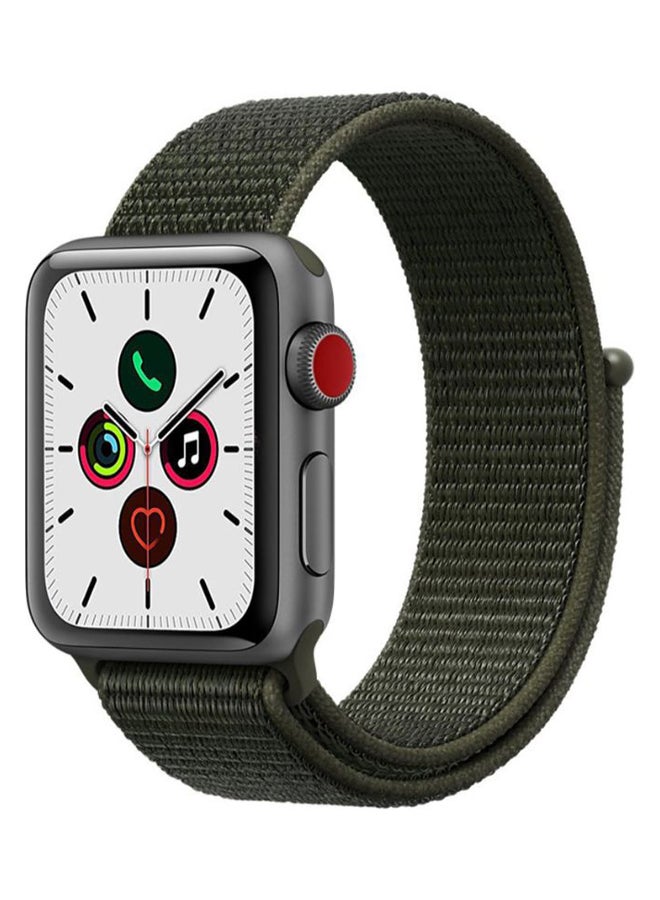 Perfii - Replacement Band For Apple iWatch Series 5/4/3/2/1 42-44mm Khaki Cargo - Image 1