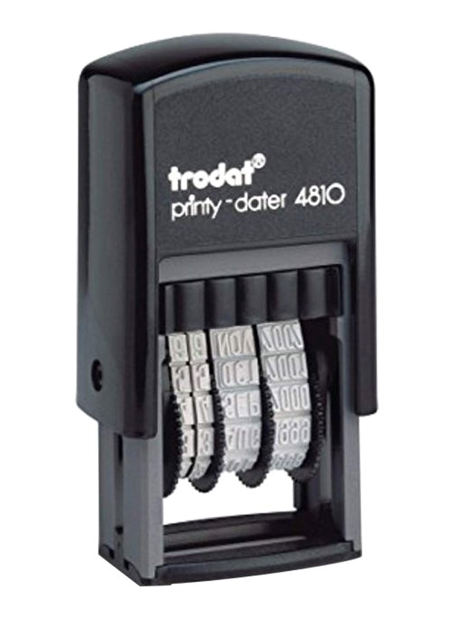 ترودات طابع ختم مزود بالتاريخ أسود