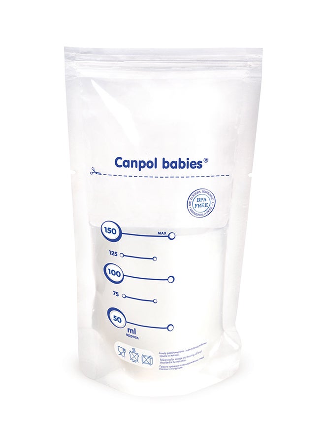 Canpol babies 20-Piece Sterile Breast Milk Storage Bags  - Image 2