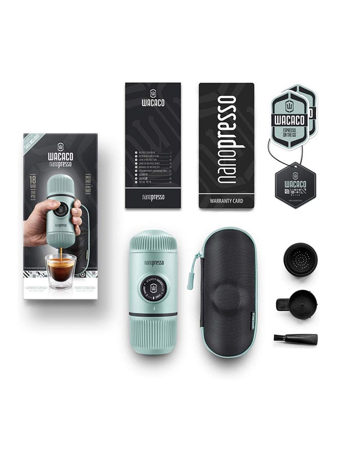 WACACO - Nanopresso Espresso Maker With Case 0.08 L WC-NANOP-EBL Arctic Blue - Image 1