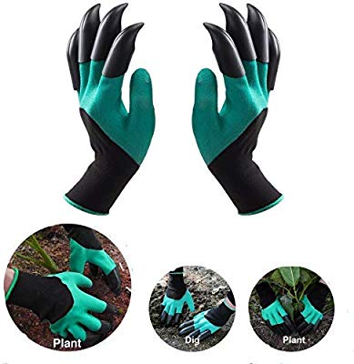 Generic Pair Of Latex Gloves With Right Claws Black/Geen 14.5 x 1.5 x 0.5centimeter  - Image 4