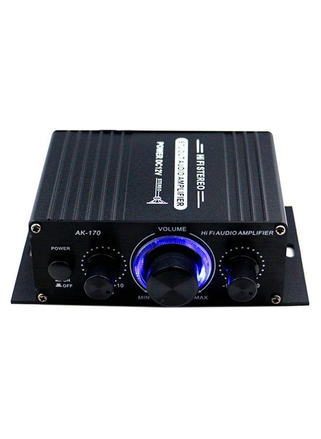 Generic Mini Audio Power Amplifier AK170 Black 