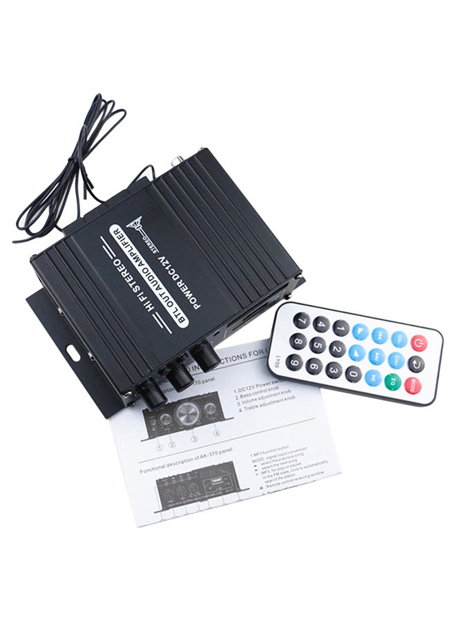 Generic Mini Audio Power Amplifier AK370 Black 