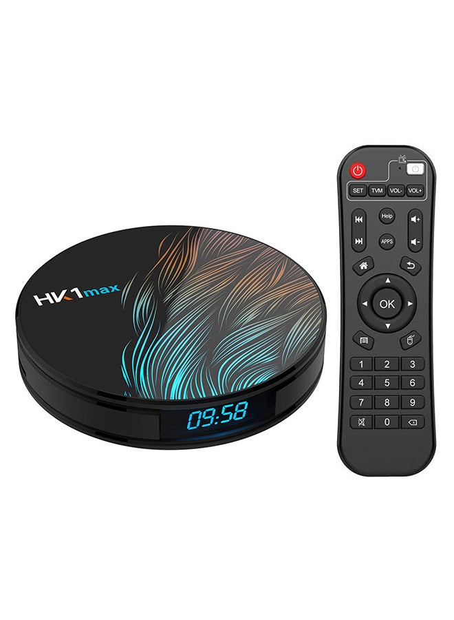 HK1 Max Android TV Set Top Box With Remote WT2024 Multicolour