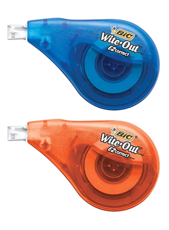 بيك مجموعة شرائط تصحيح وايت آوت مكونة من قطعتين برتقالي/ أزرق/ فضي - Image 1