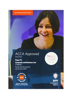 Paper F4 Corporate And Business Law Paperback English - 5-15-2014 
