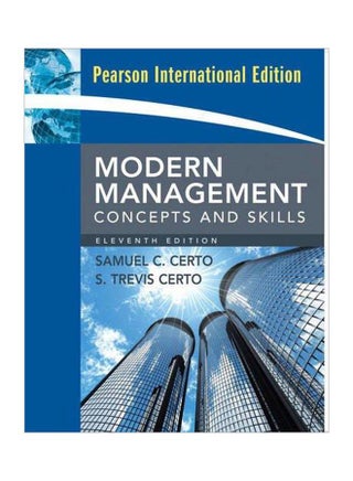 Modern Management : Concepts And Skills English by Samuel C. Certo - 19 Mar 2009 - v1573041911/N31803296A_1