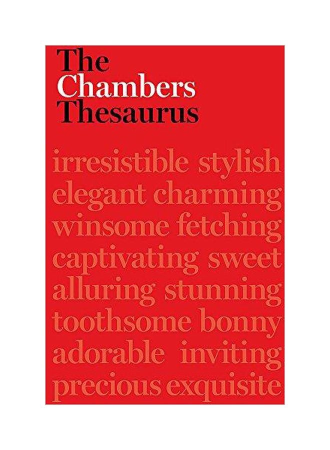 The Chambers Thesaurus Hardcover English - 9-1-2004 