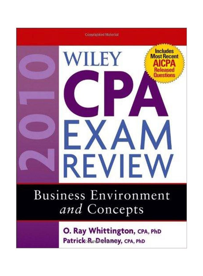 Wiley CPA Exam Review : Business Environment And Concepts Paperback English by Patrick R. Delaney - 12-11-2009