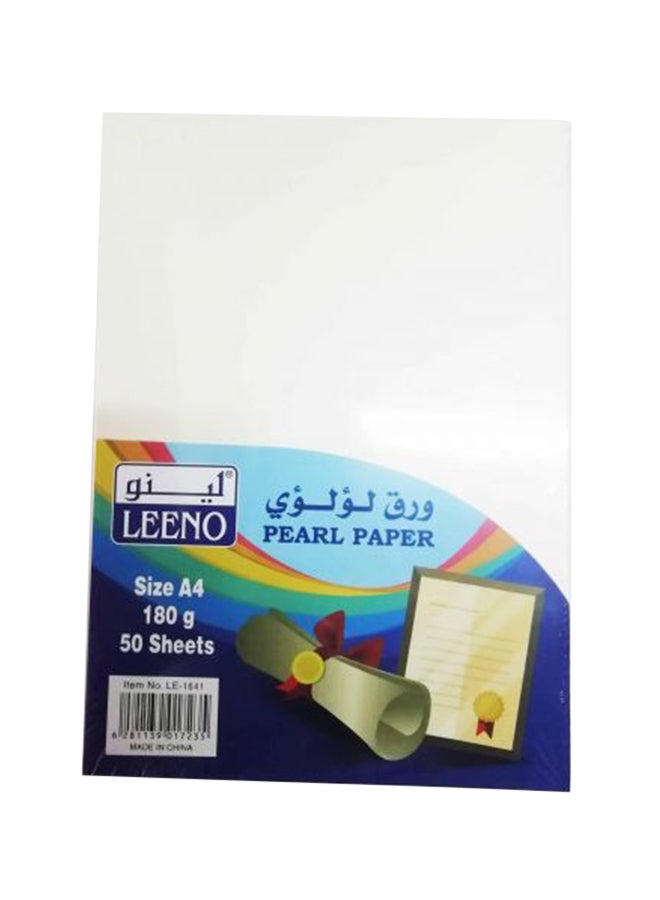 LEENO 50-Piece Pearl Paper 