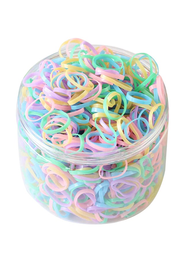 Generic 1000-Piece Brief Style Hair Band Multicolour