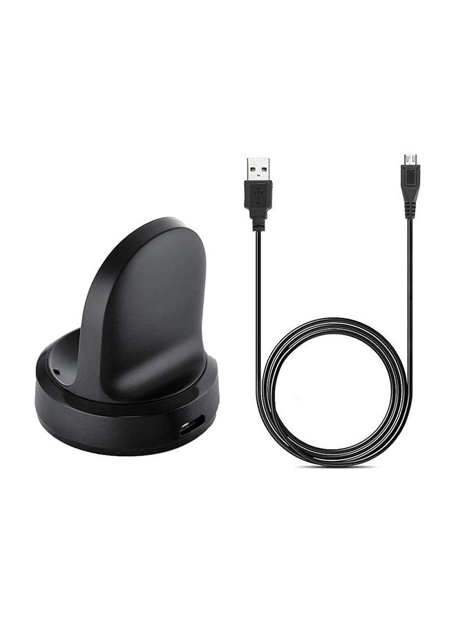Sikai Wireless Charging Dock For Samsung Galaxy Watch Black  - Image 1