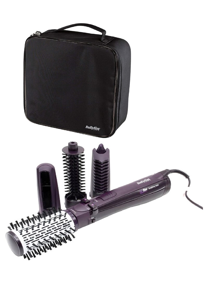 babyliss Rotating Hot Roller 2736SDE With Attachment Head And Bag Purple/Black/White  - Image 1