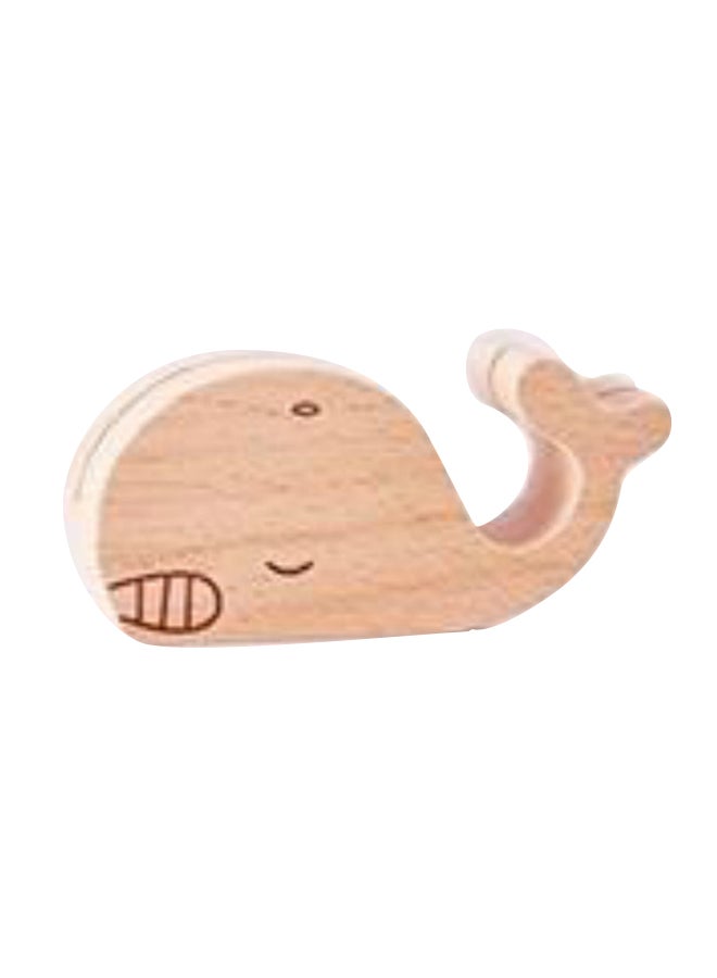 Generic 5-Piece Cute Animal Folder Photo Clip Set Beige 