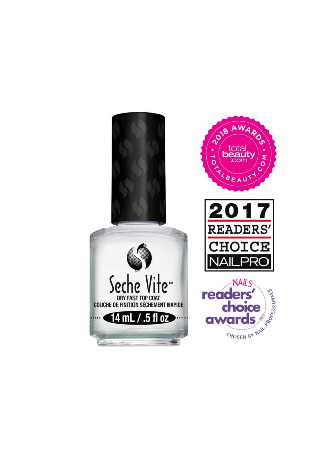 Seche Vite - Pack Of 2 Dry Fast Top Coat Clear - Image 1
