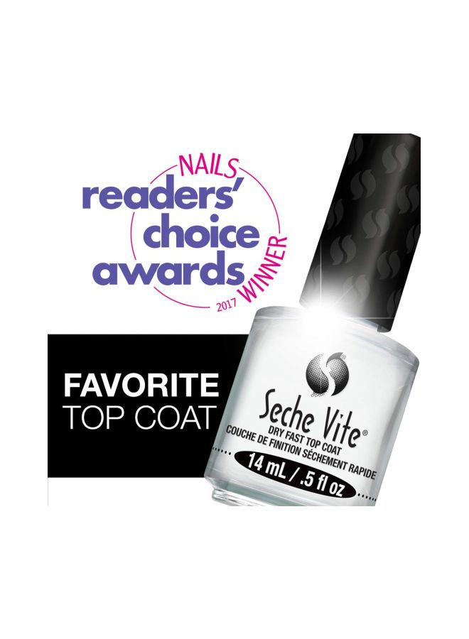 Seche Vite - Pack Of 2 Dry Fast Top Coat Clear - Image 1