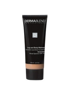 Leg And Body Makeup Buildable Liquid Body Foundation On Fair Nude