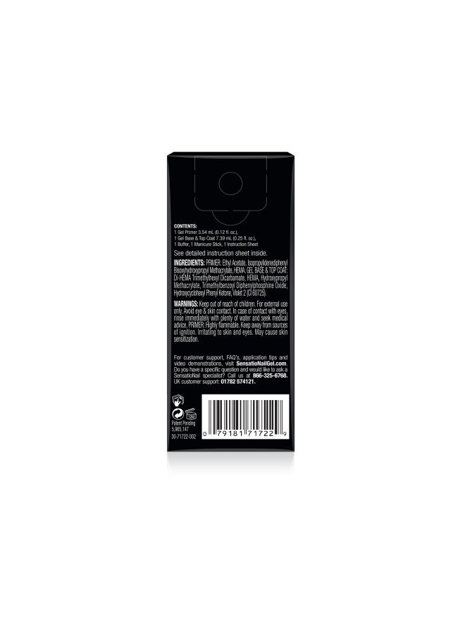 SensatioNail 2-Piece Gel Primer And Gel Base and Top Coat Clear - Image 2