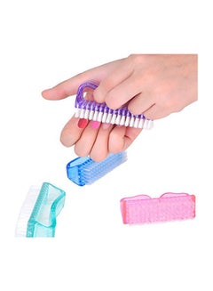 eBoot 4-Piece Nail Brush Set Blue/Purple/Pink  - Image 2