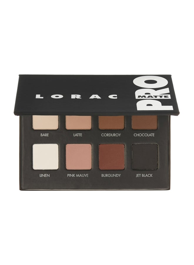 Lorac Pro Matte Eye Shadow Palette Multicolour - Image 1