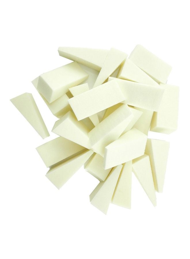 يوتون مجموعة إسفنجات ناعمة لتزيين الأظافر من 24 قطعة بيج - Image 1