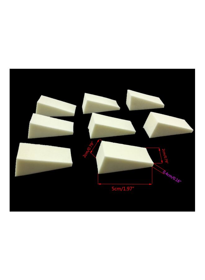 يوتون مجموعة إسفنجات ناعمة لتزيين الأظافر من 24 قطعة بيج - Image 2