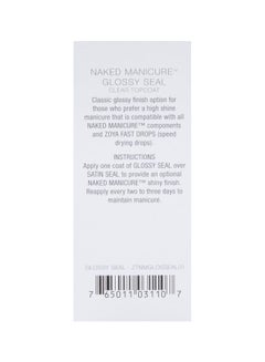 Zoya Glossy Seal Top Coat Clear  - Image 3