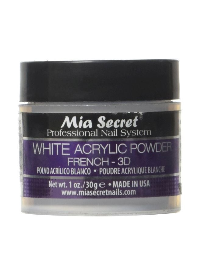 MIA SECRET Acrylic Nail Powder White 