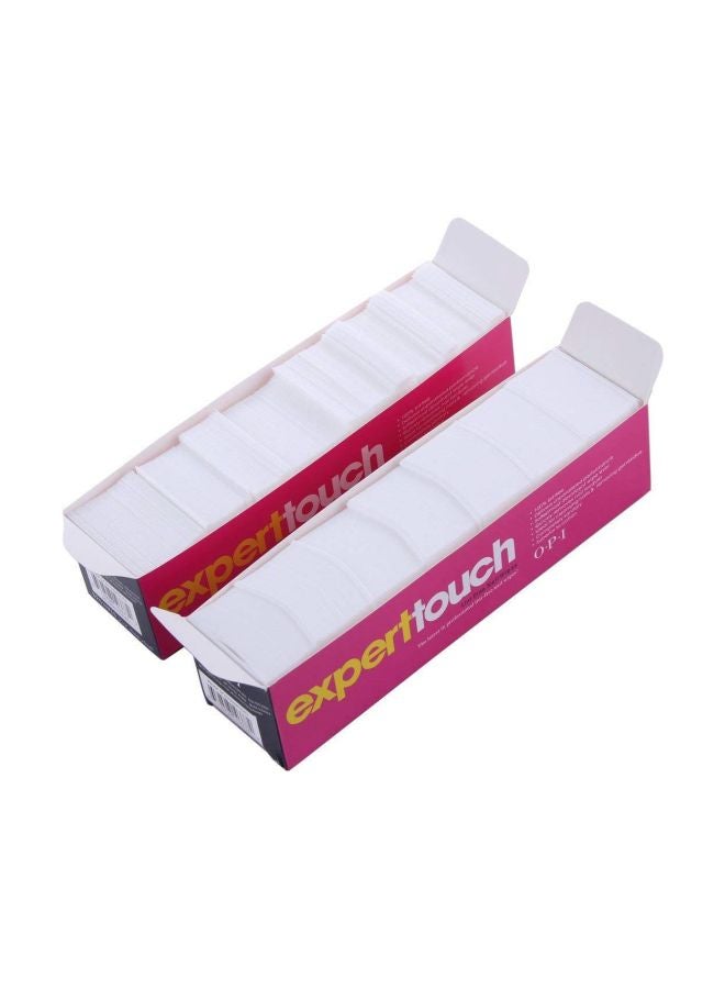 BTYMS 620-Piece Expert Touch Lint Free Nail Wipes White - Image 1