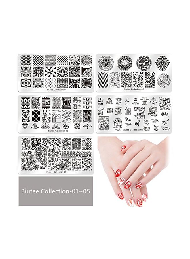 بيوتي مجموعة إكسسوارات لتزيين الأظافر مكونة من 19 قطعة متعدد الألوان - Image 3