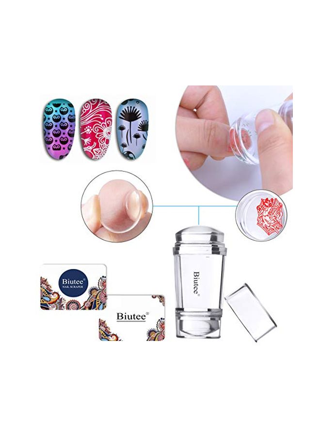 بيوتي مجموعة إكسسوارات لتزيين الأظافر مكونة من 19 قطعة متعدد الألوان - Image 2