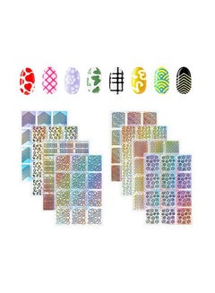 288-Piece Nail Art Stickers Set Multicolour - v1573102901/N30486233A_1