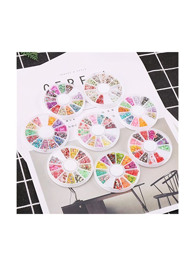 Decora 8 Cases Of Fruit Cake Flower Animal Slices Perfect For Sticking To Slime, DIY Crafts, Nail Art And Decoration Multicolour - Image 3