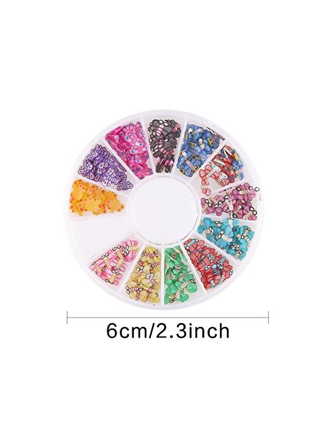 Decora 8 Cases Of Fruit Cake Flower Animal Slices Perfect For Sticking To Slime, DIY Crafts, Nail Art And Decoration Multicolour - Image 2