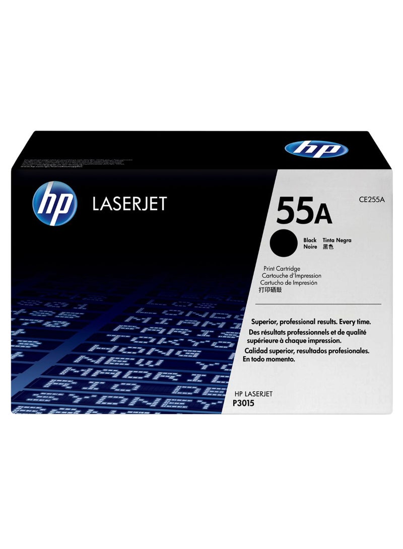 HP 55A CE255A LaserJet Toner Print Cartridge Black 