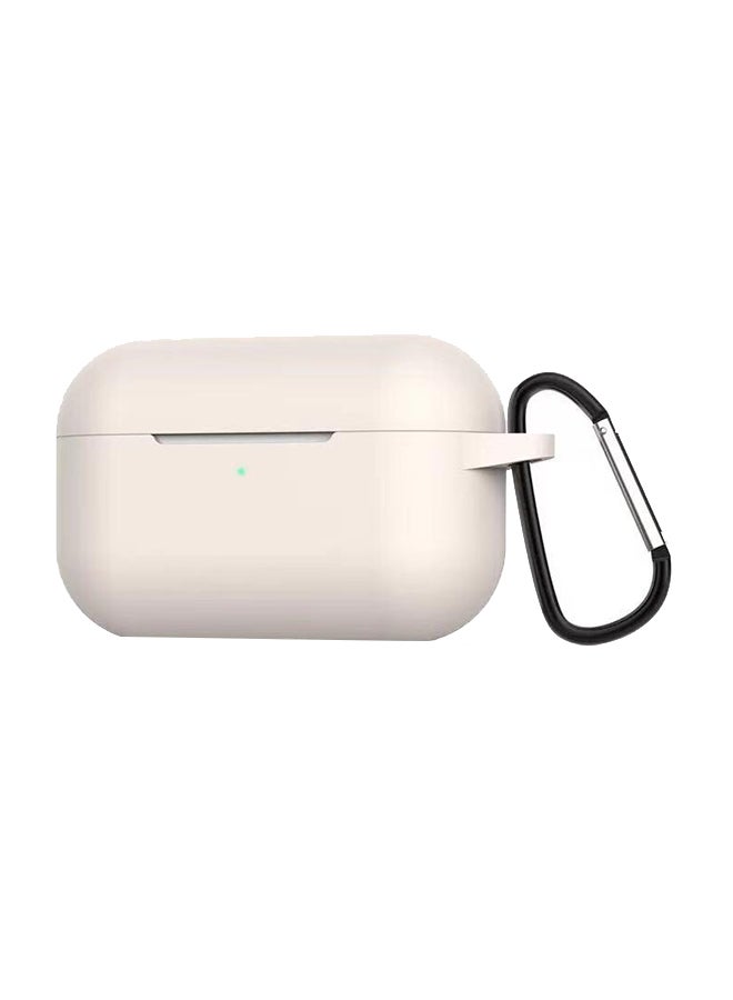 Generic Protective Case Cover With Carabiner For Apple AirPods Pro 2019 Grey 