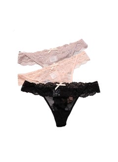 3-Piece Comfy Elastic Briefs Multicolour