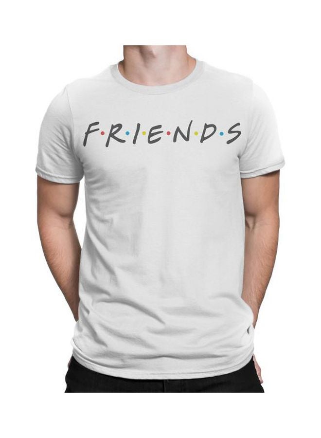 F.R.I.E.N.D.S Printed T-Shirt White/Black  - Image 1