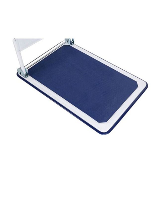 Iron Platform Folding Trolley Blue/White  - Image 4