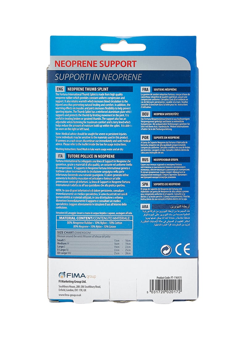 Neoprene Range Thumb Splint Support