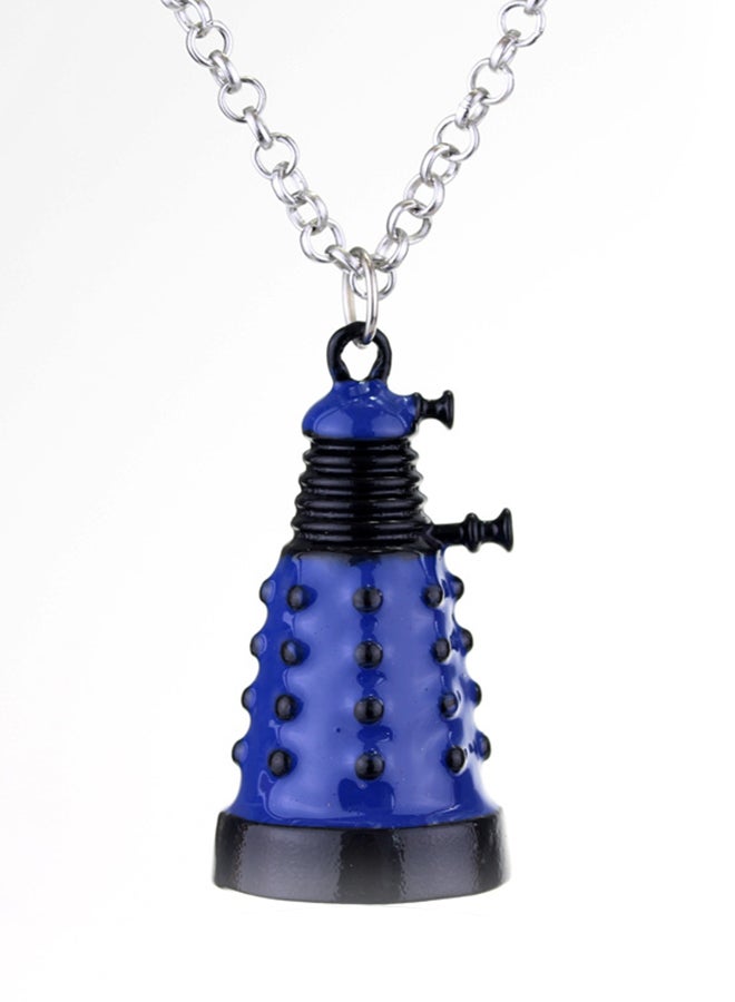 Generic Doctor Who Alien Robot Villain Necklace Key Chain 