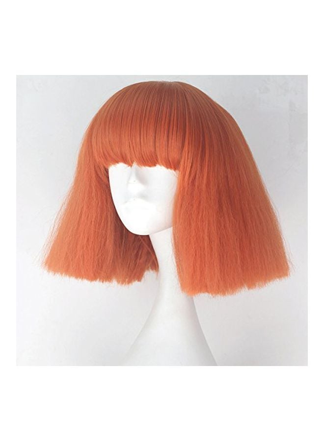 Short Kinky Straight Taro Wig Orange - v1573130411/N30612254A_3