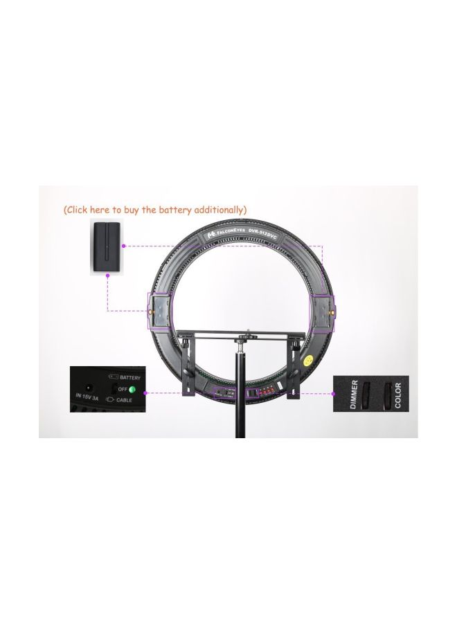 FalconEyes Ring Photography Studio LED Light Clear - Image 4