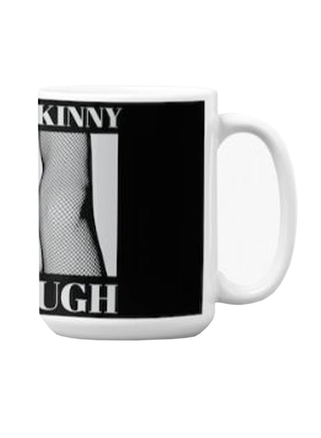 Atiq Premium Printed Ceramic Coffee Mug White/Black 350ml - Image 3