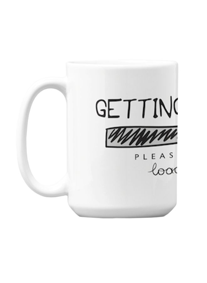 Atiq Premium Printed Ceramic Coffee Mug White - Image 1