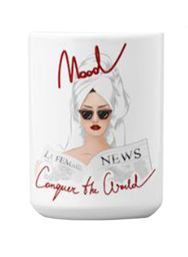 Atiq Premium Printed Ceramic Coffee Mug White - Image 2