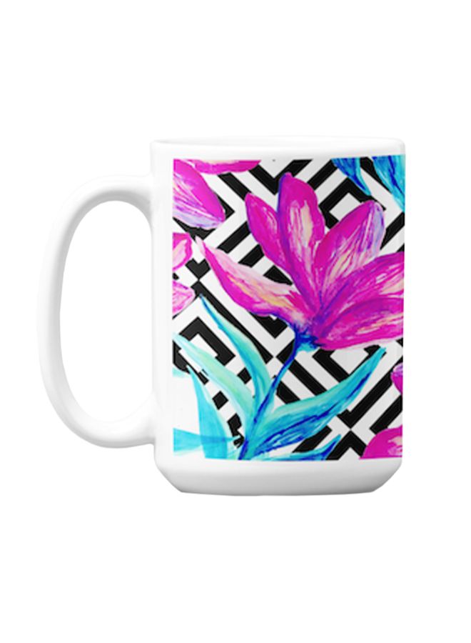 Atiq Premium Printed Ceramic Coffee Mug Multicolour 350ml - Image 1