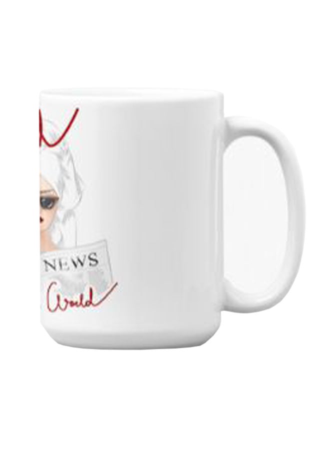 Atiq Premium Printed Ceramic Coffee Mug White - Image 3