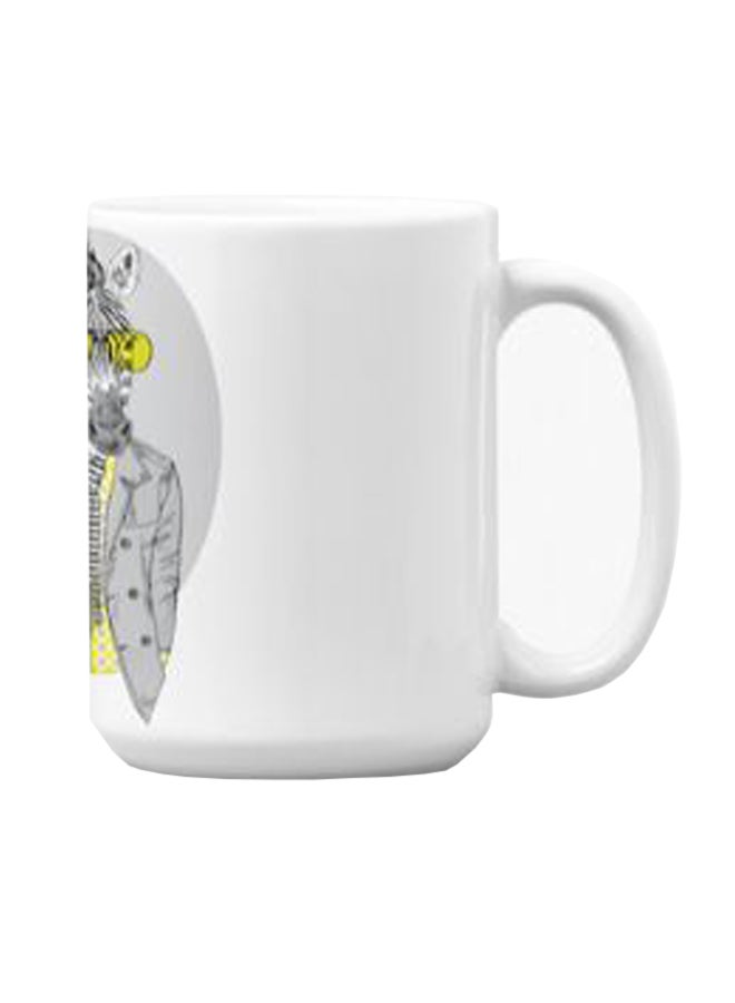 Atiq Premium Printed Ceramic Coffee Mug White 350ml - Image 3