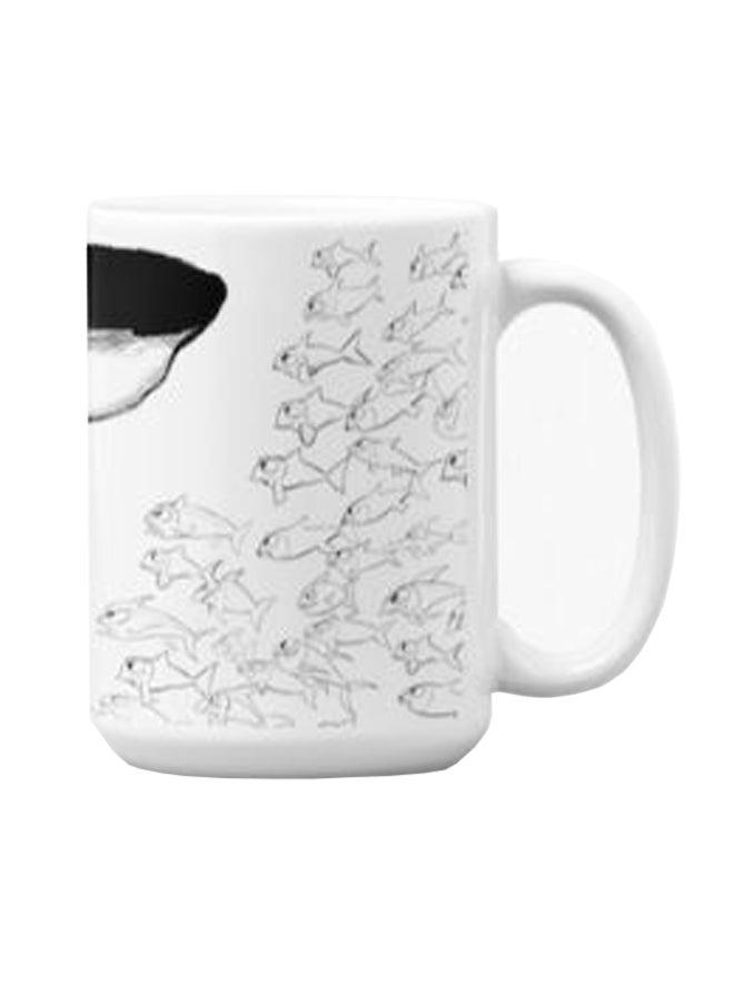 Atiq Premium Printed Ceramic Coffee Mug White 350ml - Image 3